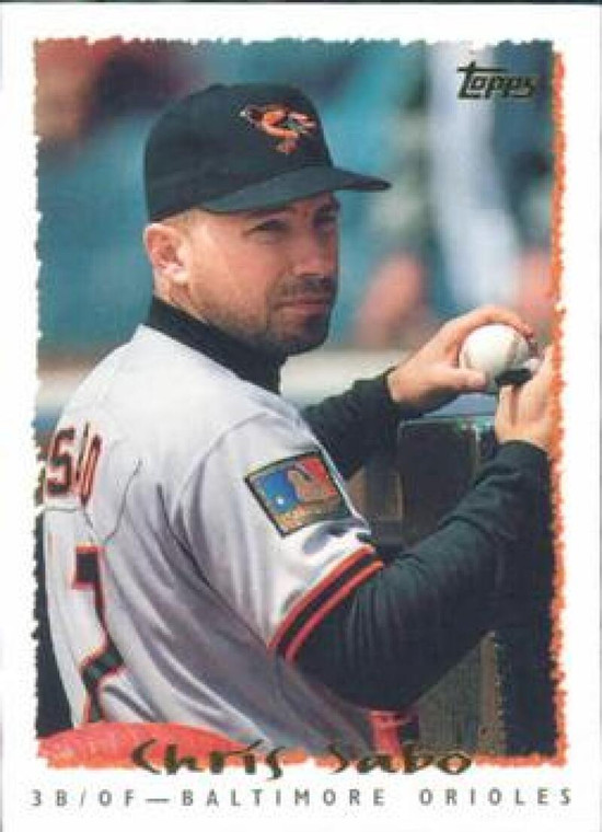 1995 Topps #137 Chris Sabo VG  Baltimore Orioles 