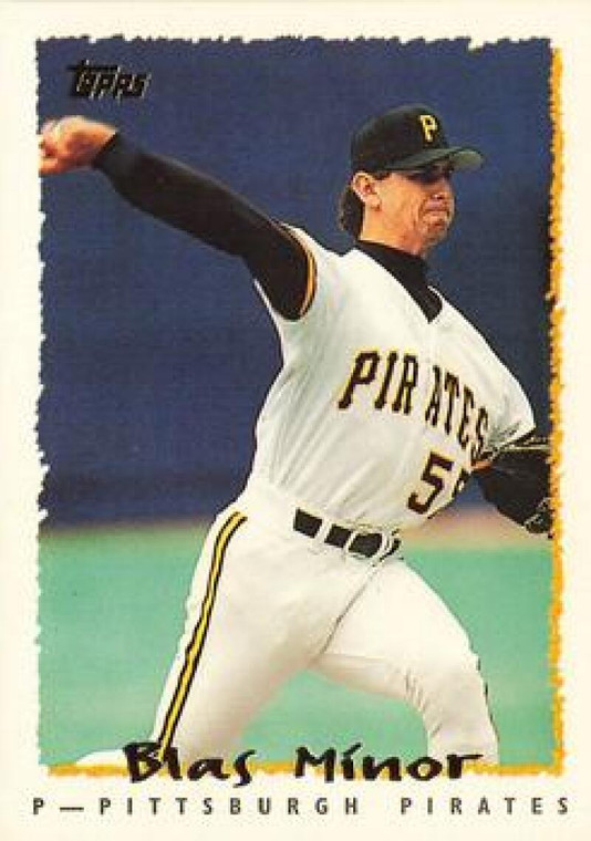 1995 Topps #166 Blas Minor VG  Pittsburgh Pirates 