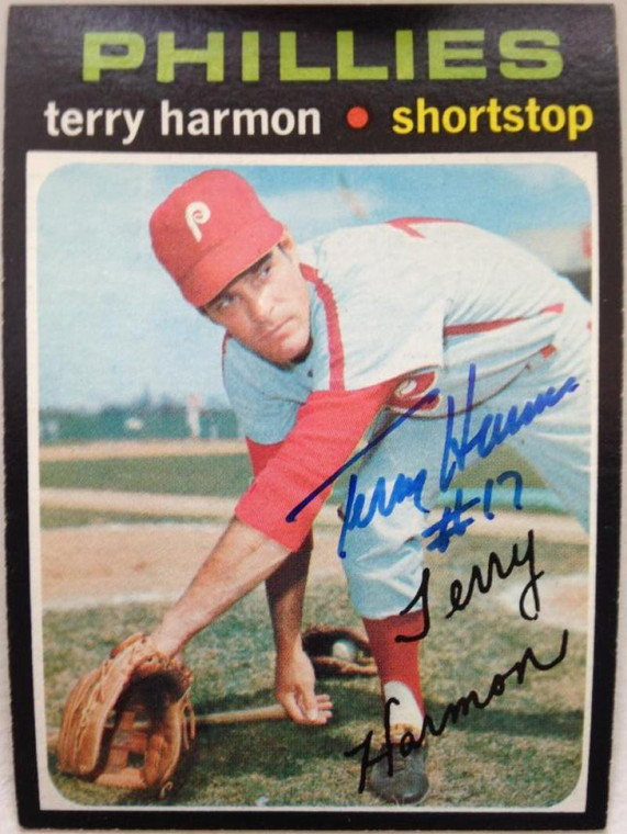 Terry Harmon Autographed 1971 Topps #682