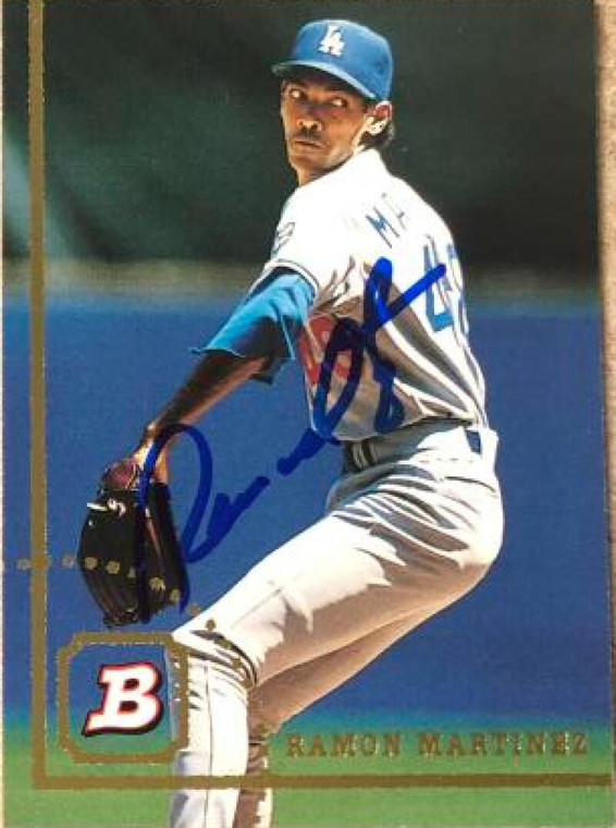 Ramon Martinez Autographed 1994 Bowman #398