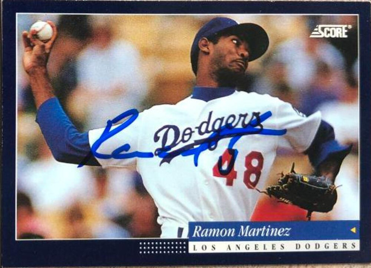 Ramon Martinez Autographed 1994 Score #233