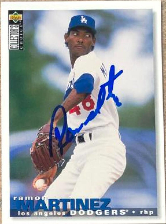 Ramon Martinez Autographed 1995 Collector's Choice #227