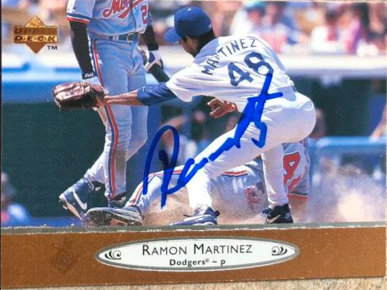 Ramon Martinez Autographed 1996 Upper Deck #354