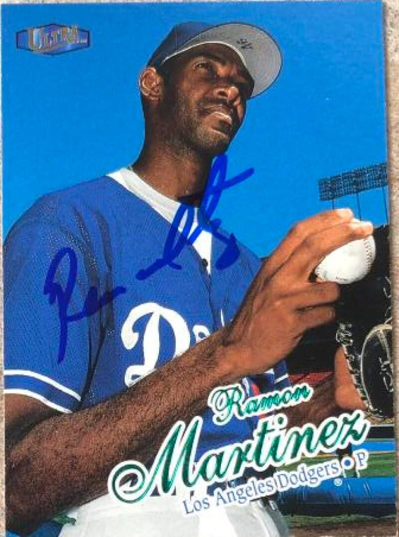 Ramon Martinez Autographed 1998 Fleer Ultra #382
