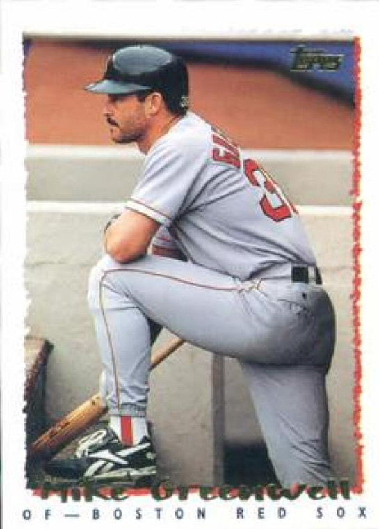 1995 Topps #215 Mike Greenwell VG  Boston Red Sox 