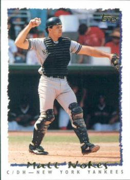 1995 Topps #238 Matt Nokes VG  New York Yankees 