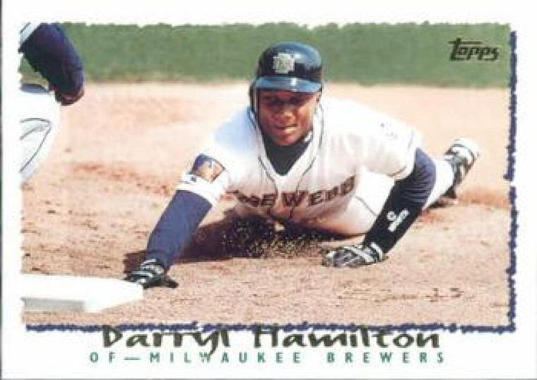 1995 Topps #245 Darryl Hamilton VG  Milwaukee Brewers 