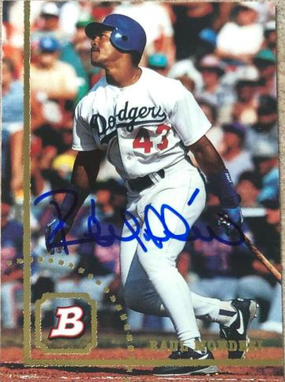 Raul Mondesi Autographed 1994 Bowman #538