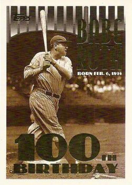 1995 Topps #3b Babe Ruth COR VG  New York Yankees 
