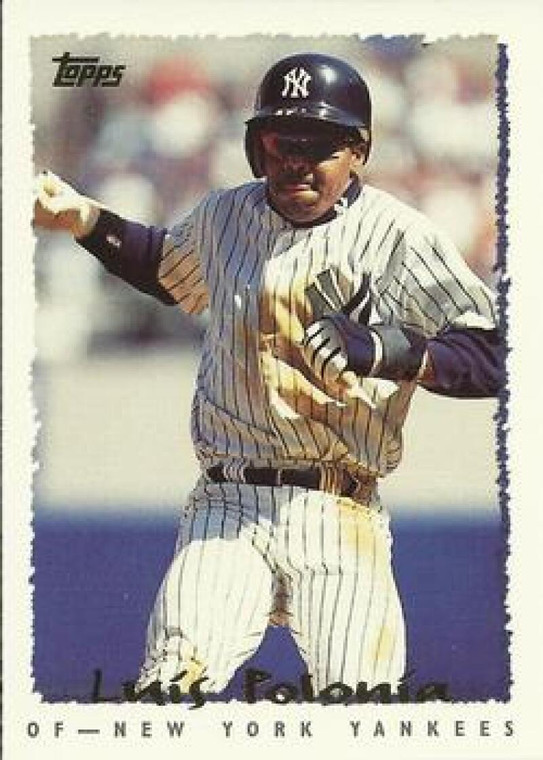 1995 Topps #323 Luis Polonia VG  New York Yankees 
