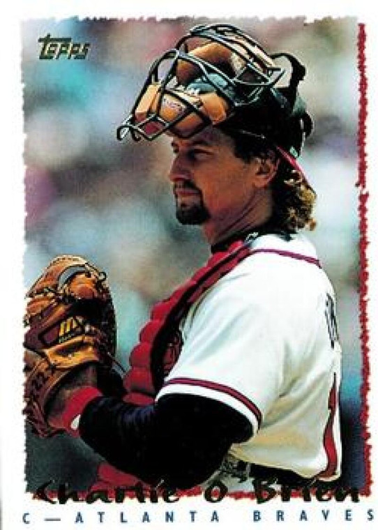 1995 Topps #379 Charlie O'Brien VG  Atlanta Braves 