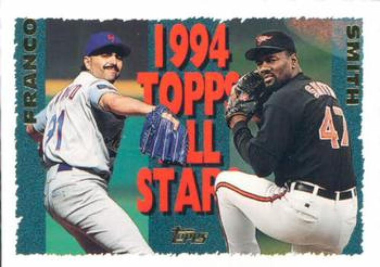 1995 Topps #394 John Franco/Lee Smith AS VG  New York Mets/Baltimore Orioles 