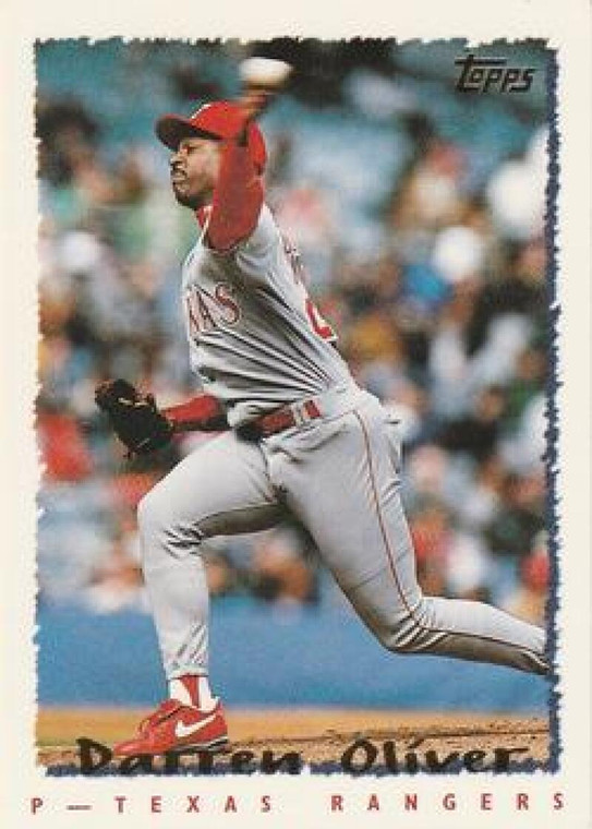 1995 Topps #403 Darren Oliver VG  Texas Rangers 