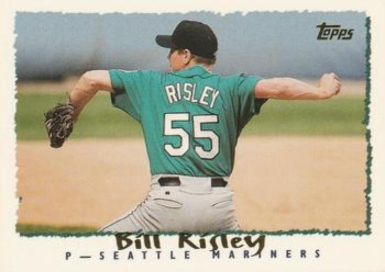 1995 Topps #448 Bill Risley VG  Seattle Mariners 