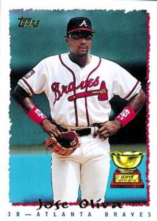 1995 Topps #451 Jose Oliva VG  Atlanta Braves 