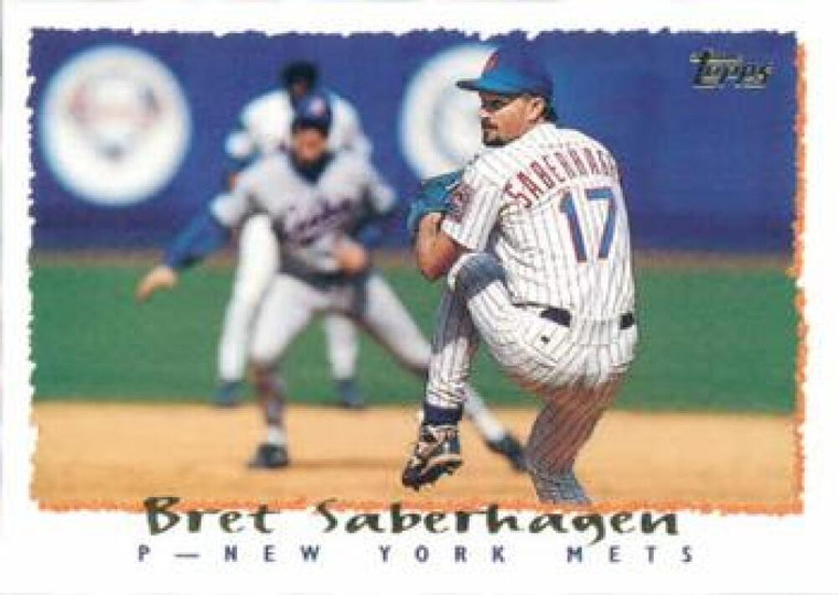1995 Topps #459 Bret Saberhagen VG  New York Mets 