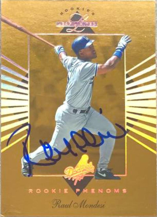 Raul Mondesi Autographed 1994 Leaf Limited Rookie Phenoms LE/5000 #1