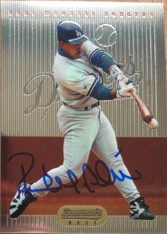 Raul Mondesi Autographed 1995 Bowman's Best #53