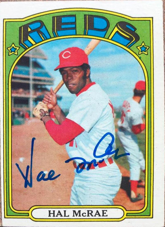Hal McRae Autographed 1972 Topps #291