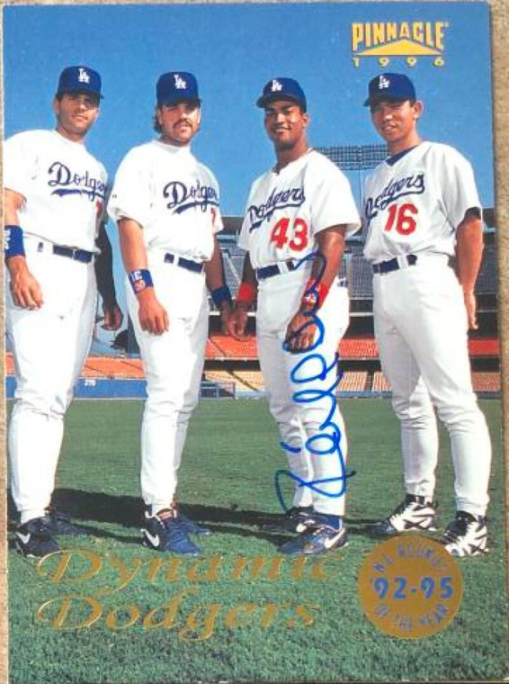 Raul Mondesi Autographed 1996 Pinnacle #132