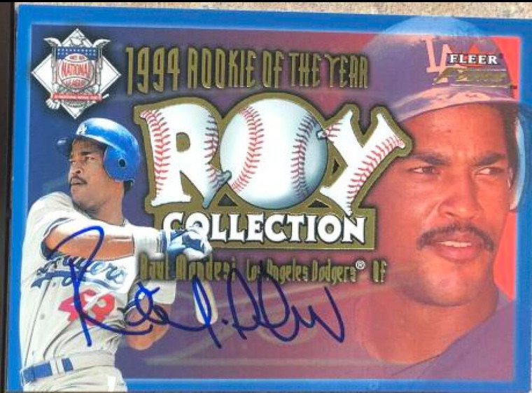 Raul Mondesi Autographed 2000 Fleer Focus #14ROY 