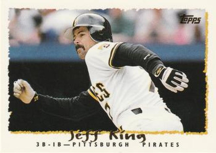 1995 Topps #501 Jeff King VG  Pittsburgh Pirates 