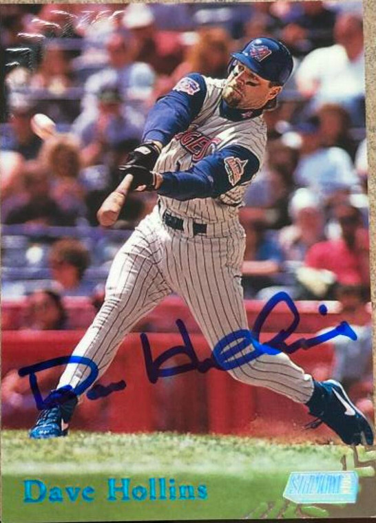 SOLD 4126 Dave Hollins Autographed 1998 Stadium Club #250