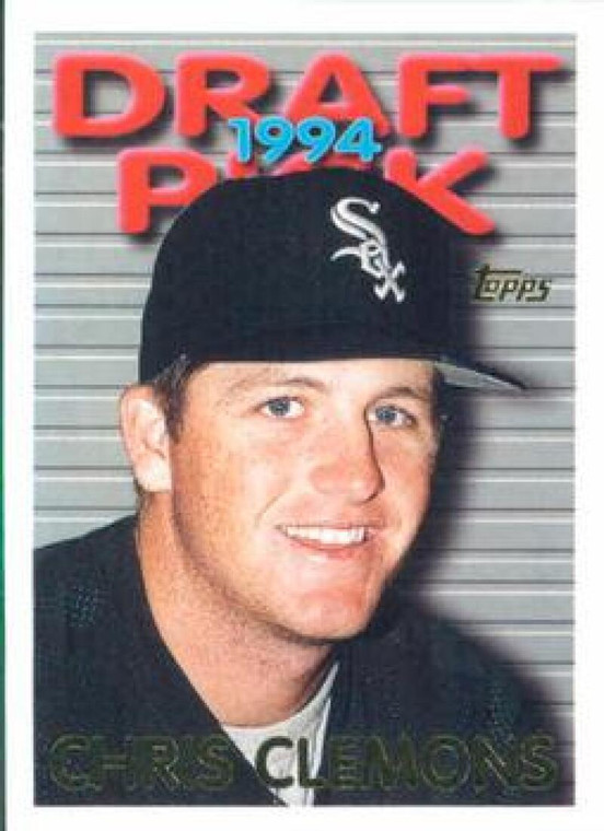 1995 Topps #551 Chris Clemons VG  RC Rookie Chicago White Sox 