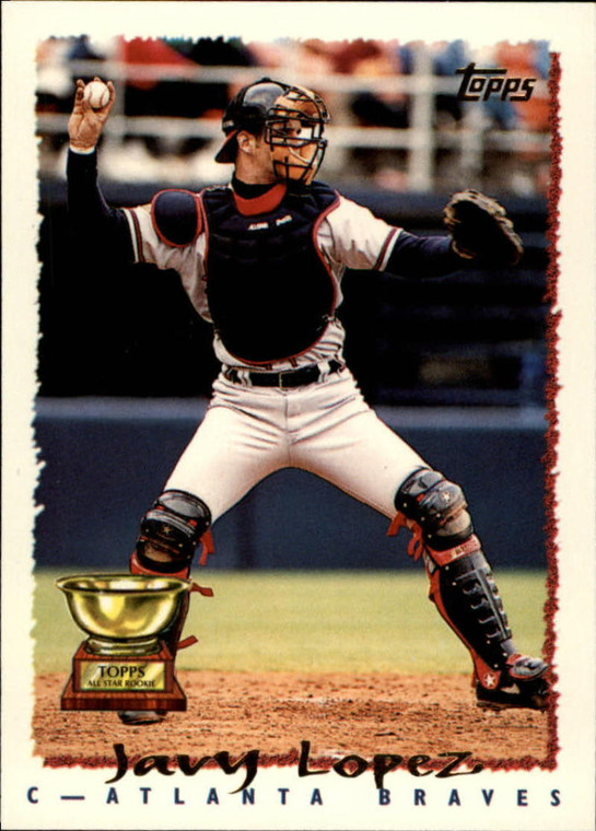 1995 Topps #567 Javy Lopez VG  Atlanta Braves 