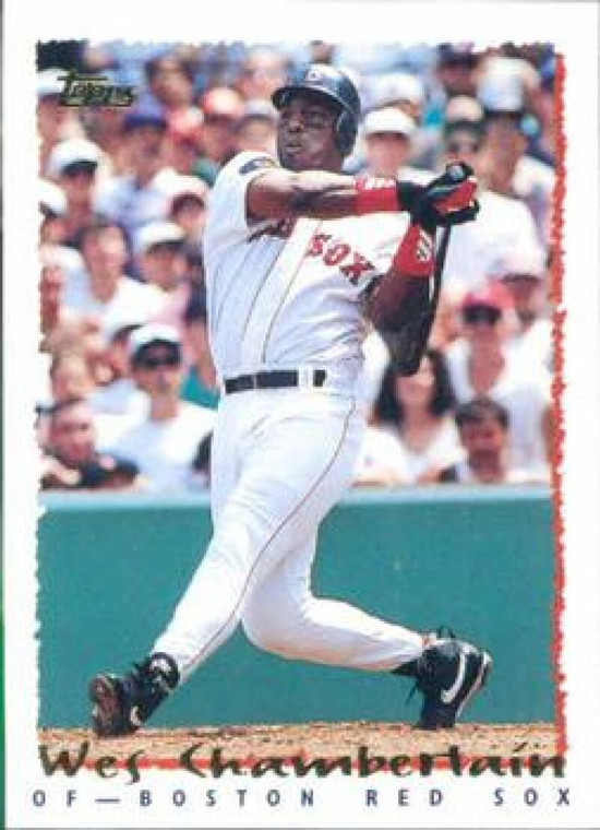 1995 Topps #606 Wes Chamberlain VG  Boston Red Sox 