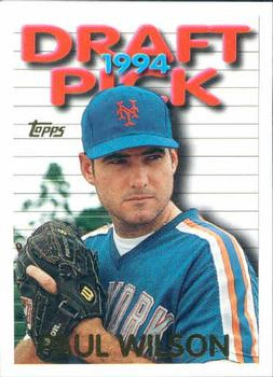 1995 Topps #621 Paul Wilson VG  New York Mets 