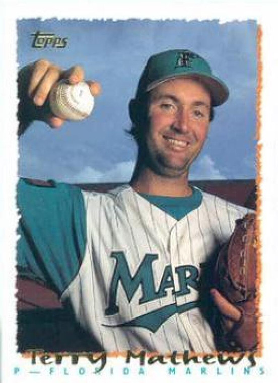 1995 Topps #623 Terry Mathews VG  Florida Marlins 