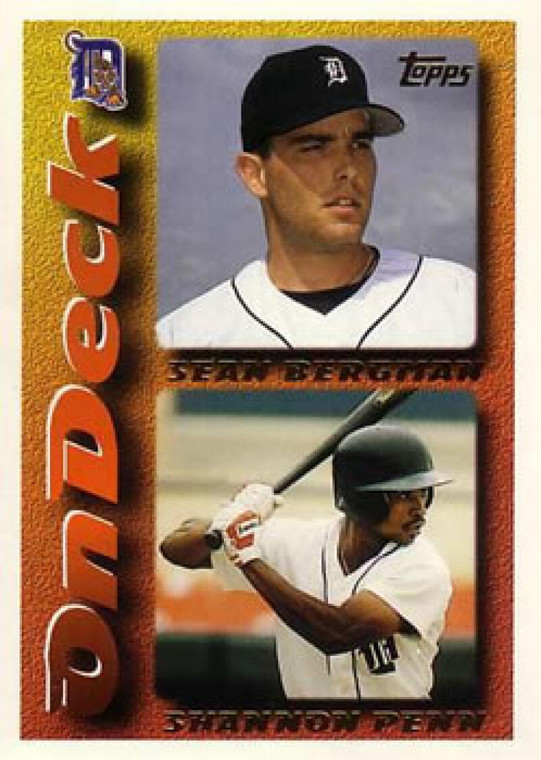 1995 Topps #636 Sean Bergman/Shannon Penn VG  Detroit Tigers 