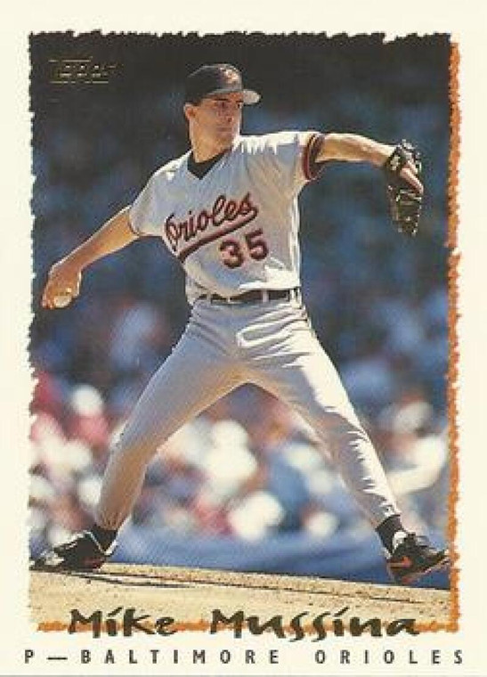 1995 Topps #50 Mike Mussina VG  Baltimore Orioles 