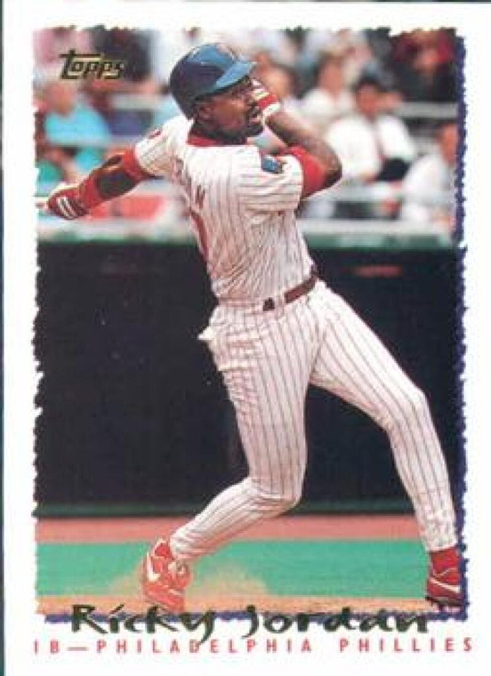 1995 Topps #269 Ricky Jordan VG  Philadelphia Phillies 