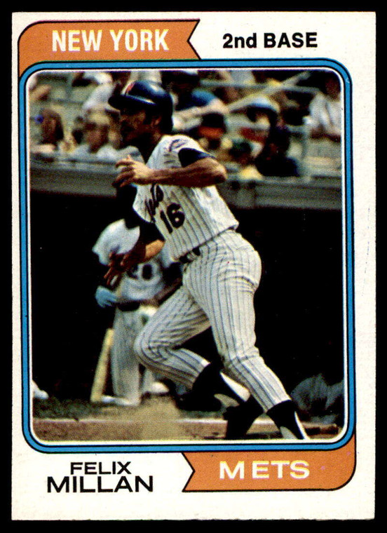 1974 Topps #132 Felix Millan VG New York Mets 