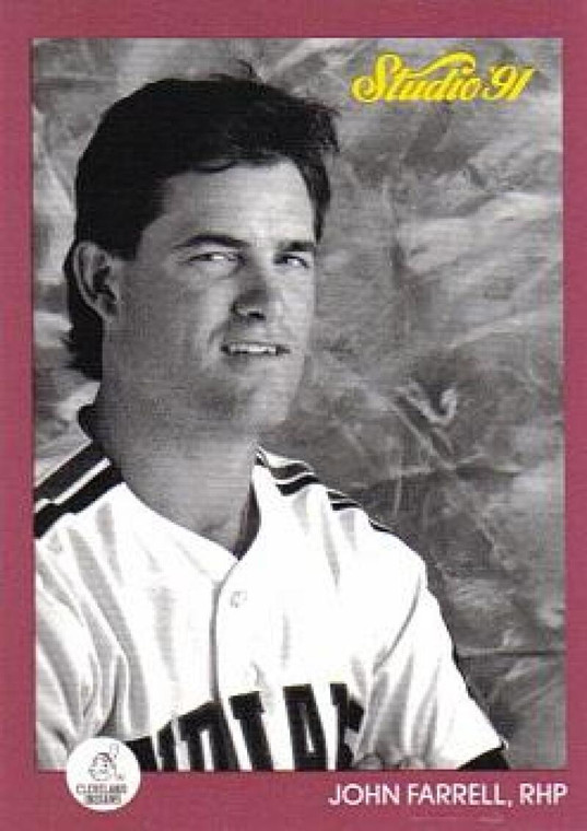 1991 Studio #42 John Farrell NM-MT  Cleveland Indians 