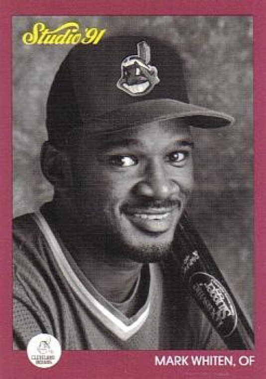 1991 Studio #50 Mark Whiten NM-MT  Cleveland Indians 