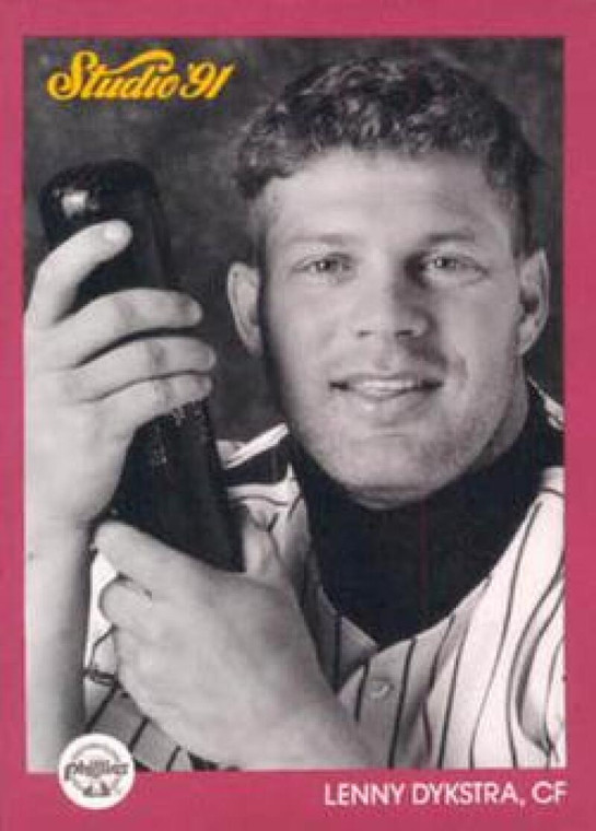 1991 Studio #213 Lenny Dykstra NM-MT  Philadelphia Phillies 