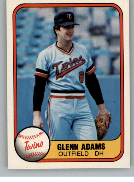 1981 Fleer #562 Glenn Adams VG Minnesota Twins 