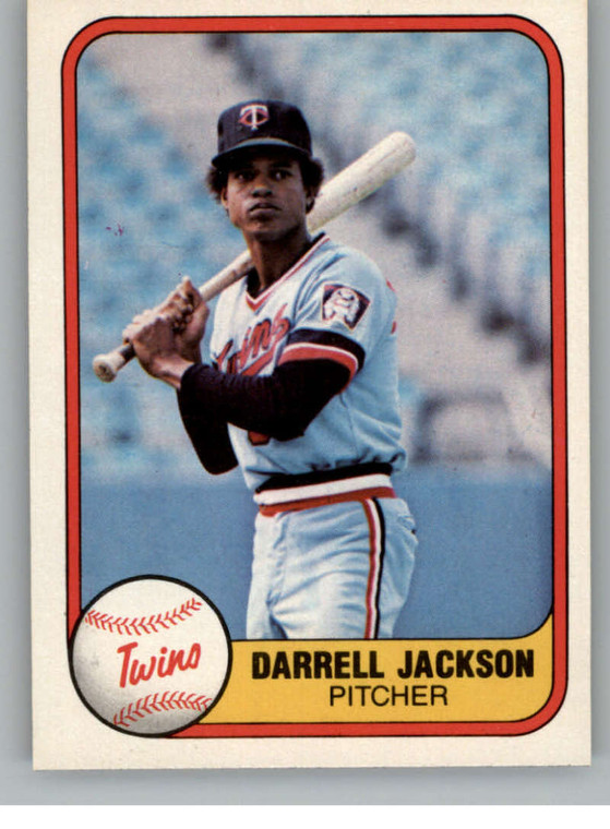 1981 Fleer #567 Darrell Jackson VG Minnesota Twins 