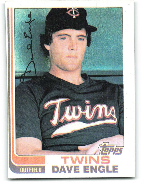 1982 Topps #738 Dave Engle VG Minnesota Twins 
