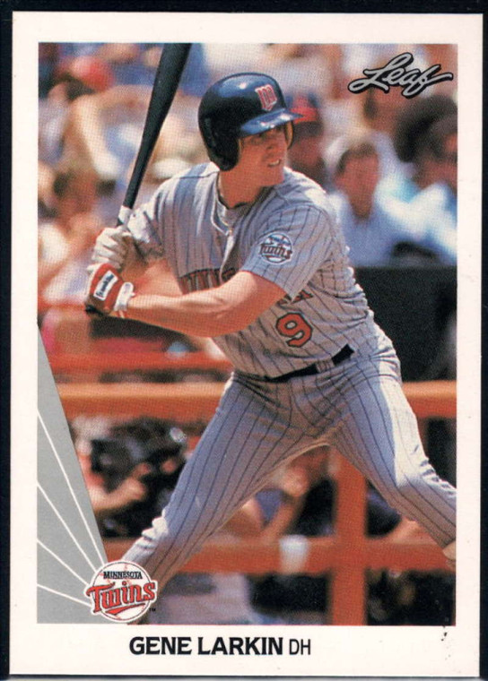 1990 Leaf #215 Gene Larkin VG Minnesota Twins 