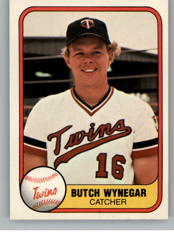 1981 Fleer #558 Butch Wynegar VG Minnesota Twins 