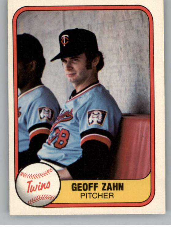 1981 Fleer #564 Geoff Zahn VG Minnesota Twins 