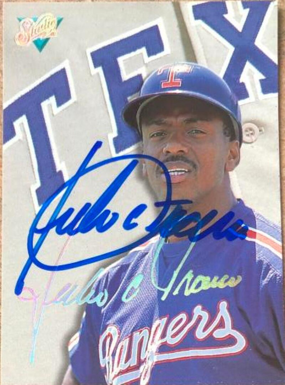 Julio Franco Autographed 1993 Studio #103