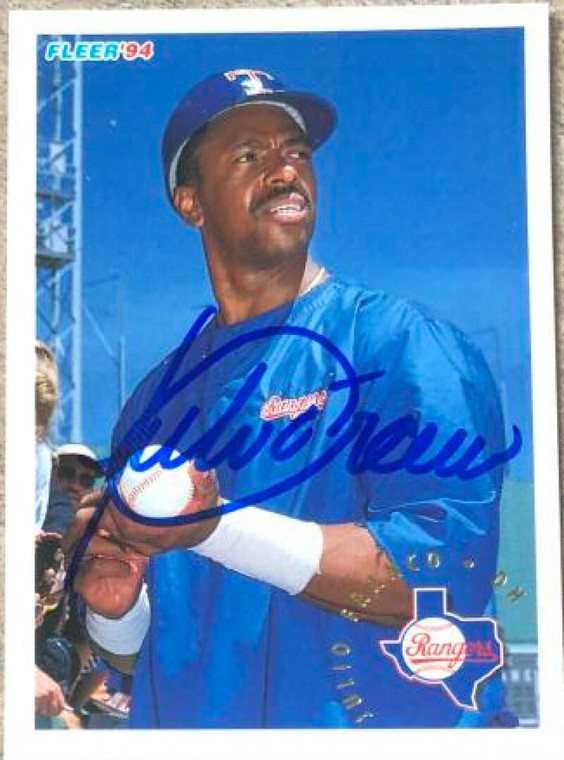 Julio Franco Autographed 1994 Fleer #306