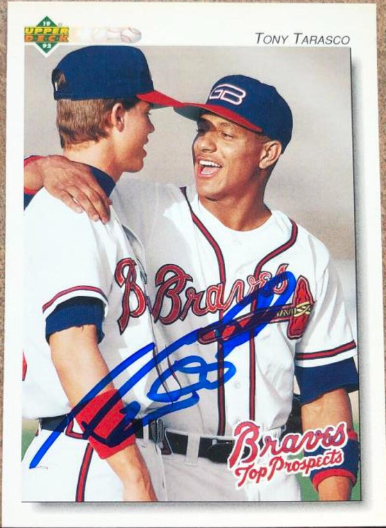 Tony Tarasco Autographed 1992 Upper Deck Minors #82