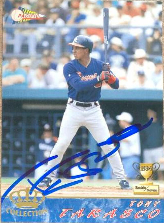 Tony Tarasco Autographed 1994 Pacific Crown Collection #23