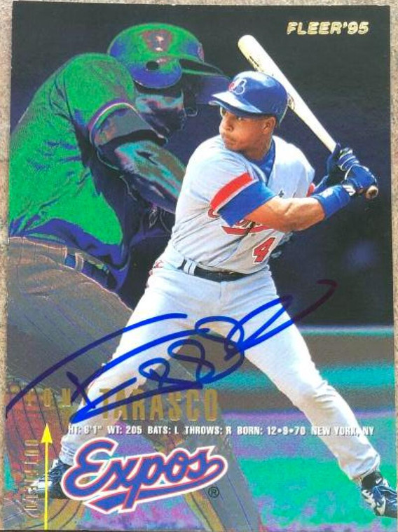 Tony Tarasco Autographed 1995 Fleer Update #U-109